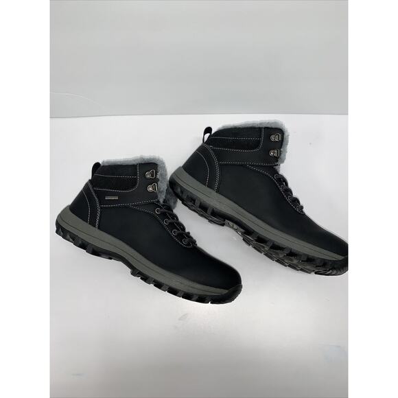 Mishansha Winter Snow Hiking Boots Men's 10 Lace Up Ankle Insulated New 43 EU - Picture 1 of 5